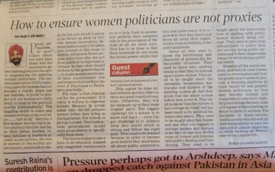 How to ensure women politicians are not proxies