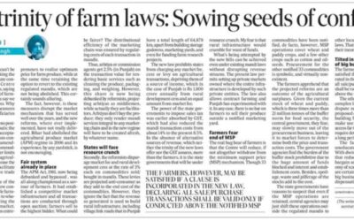 The trinity of farm laws : Sowing seeds of conflict